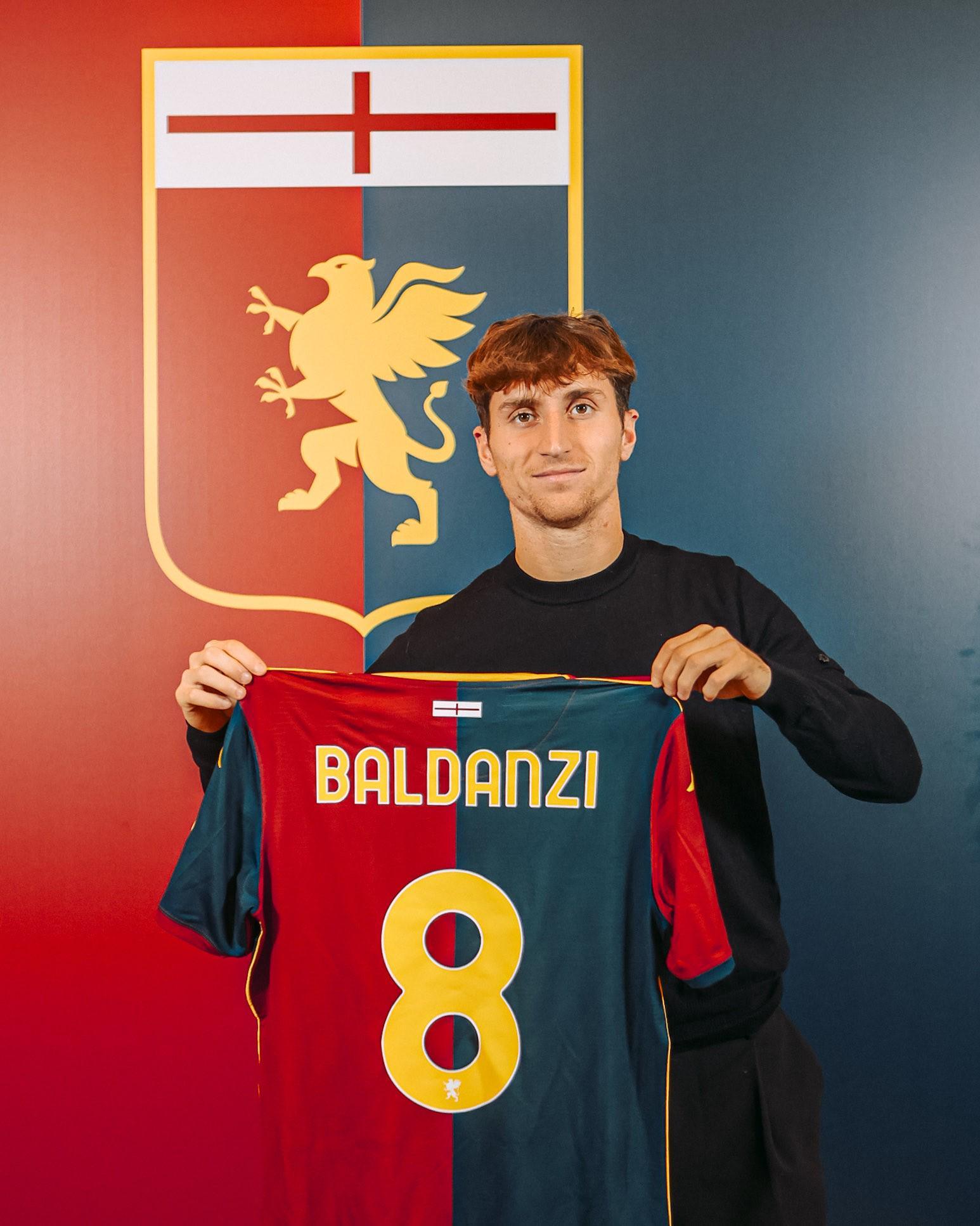 官方:热那亚租借罗马中场巴尔丹齐,包含赛季末买断选项